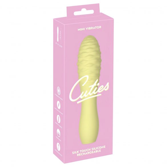 Cuties Mini 3 - vibrator impermeabil cu acumulator (galben) 