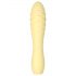 Cuties Mini 3 - vibrator mic reîncărcabil, impermeabil, în formă de buzdugan (galben)