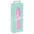 Cuties Mini 3 - vibrator rezistent la apă, cu baterie și textură striată (roz) 