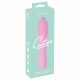 Cuties Mini 3 - vibrator rezistent la apă, cu baterie și textură striată (roz) 