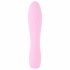 Cuties Mini 3 - vibrator rezistent la apă, cu baterie și textură striată (roz) 