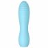 Cuties Mini 3 - vibrator reîncărcabil, rezistent la apă, cu cute (turcoaz) 