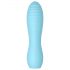 Cuties Mini 3 - vibrator mic, cu acumulator, impermeabil, cu pliuri (turcoaz)