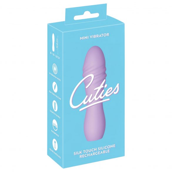 Cuties Mini 3 - vibrator spiralat, rezistent la apă, cu acumulator (mov) 