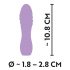 Cuties Mini 3 - vibrator spiralat, rezistent la apă, cu acumulator (mov) 