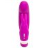 Vibrator Mini G - punctul G cu stimulare pentru clitoris, reincarcabil (mov) 