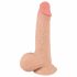 Dildo din silicon, aspect natural - 19cm 