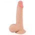 Dildo din silicon, aspect natural - 19cm 