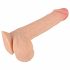 Dildo din silicon, aspect natural - 19cm 