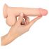 Dildo din silicon, aspect natural - 19cm 