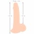 Dildo din silicon, aspect natural - 19cm 