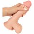 Dildo Natute Skin cu piele - 20cm (natural) 