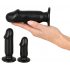 Kit de antrenament Anos - set de dildo anal (3 piese) - negru 