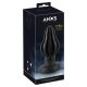 ANOS - dildo anal super-moale, striat - 7cm (negru) 