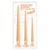 You2Toys - set de dildo-uri anale extra lungi (3 piese) - natural 