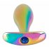 Set de dildo anal metalic ANOS Rainbow - 2 piese 