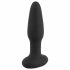 Vibrator anal rezistent la apă, cu acumulator (negru) 