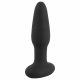 Vibrator anal rezistent la apă, cu acumulator (negru) 