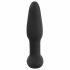 Vibrator anal rezistent la apă, cu acumulator (negru) 