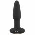 Vibrator anal rezistent la apă, cu acumulator (negru) 