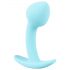 Cuties Mini Butt Plug - plug anal din silicon - albastru (2,6 cm)