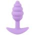 Plug anal mini Cuties din silicon - mov (2,8 cm) 