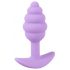 Plug anal mini Cuties din silicon - mov (2,8 cm) 