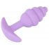 Plug anal mini Cuties din silicon - mov (2,8 cm) 