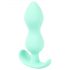 Cuties Mini Butt Plug - dop anal din silicon - mentă (2,3 cm)