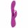 Vibrator Javida Thumping Rabbit cu 3 motoare și stimulator clitoridian - violet 