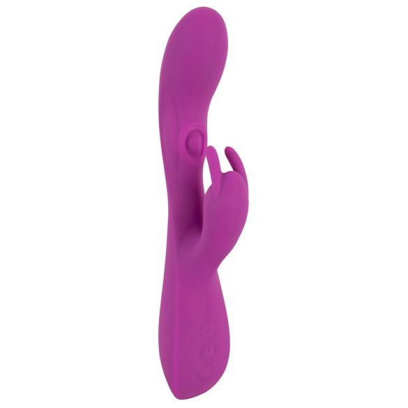 Vibrator Javida Thumping Rabbit cu 3 motoare și stimulator clitoridian - violet 