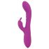 Vibrator Javida Thumping Rabbit cu 3 motoare și stimulator clitoridian - violet 