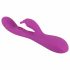 Vibrator Javida Thumping Rabbit cu 3 motoare și stimulator clitoridian - violet 