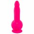 Vibrator SMILE Powerful cu acumulator, 2 motoare, cu ventuză (roz) 