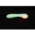 You2Toys Glow in the dark - vibrator fluorescent pentru punctul G (alb) 