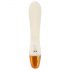 You2Toys Vibrator cu clitoris în lumină fosforescentă (alb) 