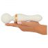 You2Toys Glow in the dark - vibrator de masaj (alb)