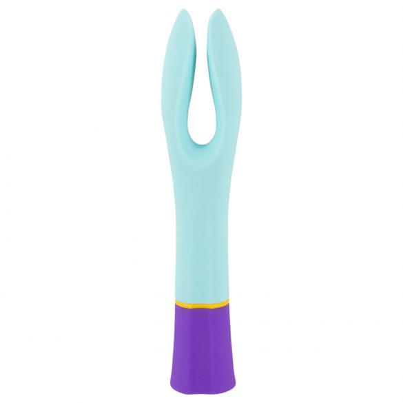 You2Toys bunt. - vibrator dublu cu acumulator, impermeabil, multicolor