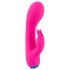 You2Toys bunt. - vibrator cu încărcare USB, rezistent la apă, cu braț pentru clitoris (roz)