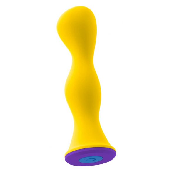 You2Toys - vibrator anal rezistent la apă, cu acumulator (galben) 