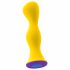 You2Toys - vibrator anal rezistent la apă, cu acumulator (galben) 