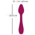 You2Toys Rosenrot - vibrator flexibil în formă de boboc de trandafir pentru punctul G (roșu) 