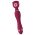 You2Toys Rosenrot - vibrator cu masaj în formă de trandafir (roșu) 