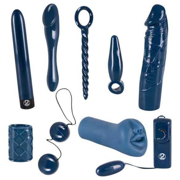 You2Toys - Midnight Blue - set vibrator (9 piese) 