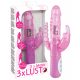 You2Toys - Vibrator cu triplu efect - roz 