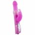 Vibrator cu bile Pearls Rabbit - roz 