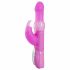 Vibrator cu bile Pearls Rabbit - roz 