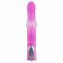 Vibrator cu bile Pearls Rabbit - roz 