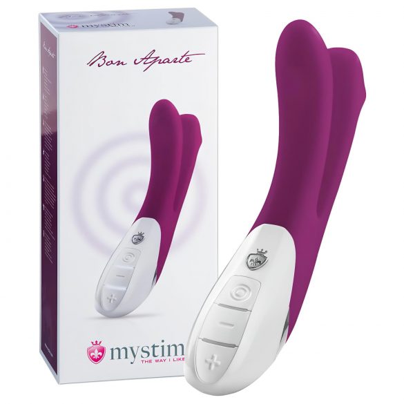 mystim Bon Aparte - vibrator cu două brațe (coacăz) 