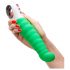 Fun Factory G5 - vibrator cu acumulator, impermeabil, cu nervuri pentru punctul G (verde)